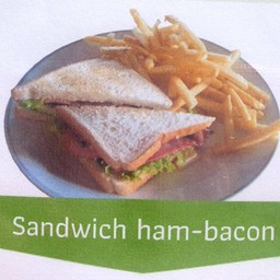 Sandwich ham-bacon