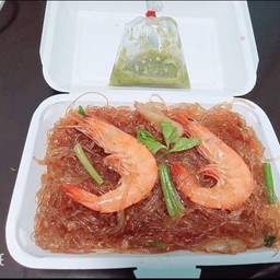 กุ้งอบวุ้นเส้นสามแสบ