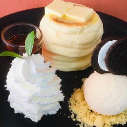 Maple & crumble souffle