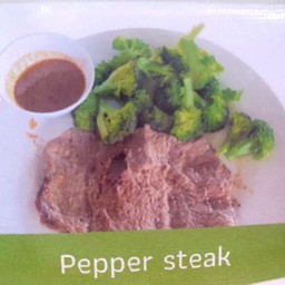 Pepper sauce steak