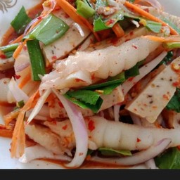 ยำเหลาหมุยอตีนไก่