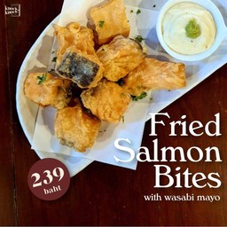 Fried Salmon Bites