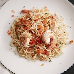 Angel Hair Ebiko Prawn Garlic Olive Oil