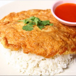 ข้าว ไข่เจียวหมูสับ