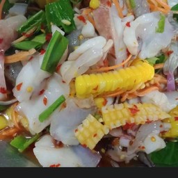 ยำเหลาหมึก