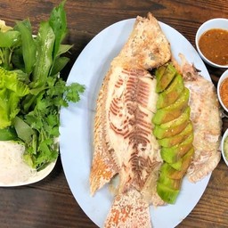 ปลาทับทิมเผา