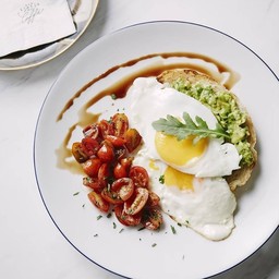 Sunny Side Up Eggs Avocado Toast