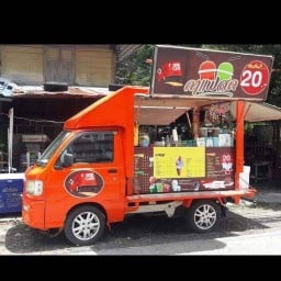 Coffee car(รถกาแฟสีส้ม)