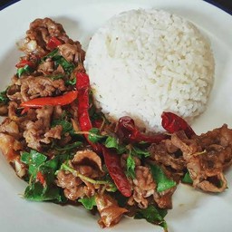 ข้าวกระเพราหมู