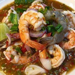 ตำเกาเหลากุ้งสองใจ