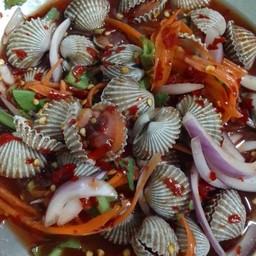 ยำเหลาหอยแครง