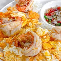 ข้าวไข่ขยี้กุ้ง