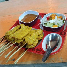 หมูสะเต๊ะชุดเล็ก 10 ไม้