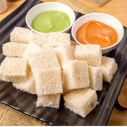 ขนมปังสังขยาดูโอ้ ใช้ขนมปังคุณภาพ ทานคู่กับสังขยา2รสชาติ ใบเตยและชาไทย