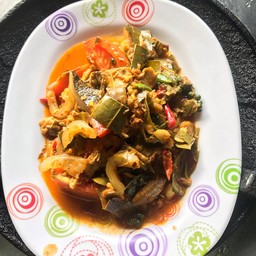 ตะพาบผัดใบมะดัน