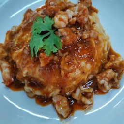 Moon O`cha ข้าวไข่ข้น& ตามสั่งขาหมู