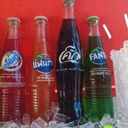 น้ำโค้ก+น้ำแข็งแก้วโอ่ง