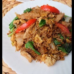 ข้าวผัดโบราณ(ซีอิ้วดำ)