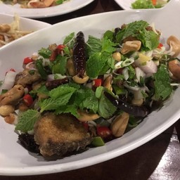 ปลากะพงลุยสวน