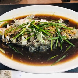 ปลาแรดนึ่งซีอิ๊ว