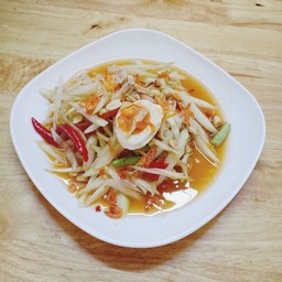 ตำไทยไข่เค็ม