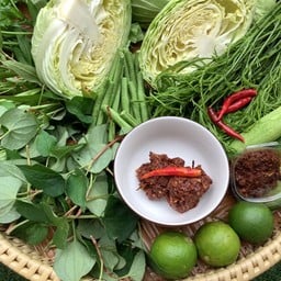 น้ำพริก บรรลือโลกเจ&ส้มตำเจ ตลาดเจ้าพระยาบางใหญ่บางเลน
