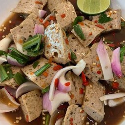ยำหมูยอ ปลาร้า