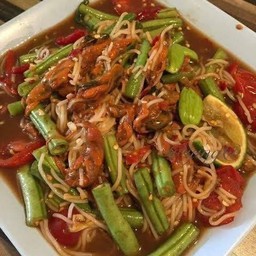ตำซั่วหอยดอง