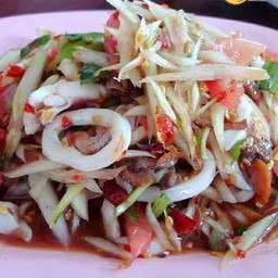 ตำปลาหมึก