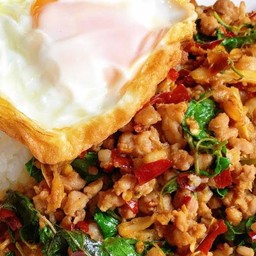 ข้าวกะเพราหมูสับ