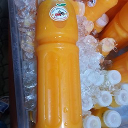 น้ำส้มคั้นแท้ 100% มีเนื้อส้ม ขนาด 1 ลิตร 1 ขวด