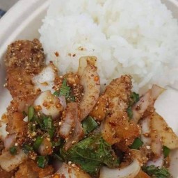 ยำไก่แซ่บ by nongsun
