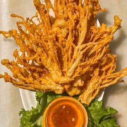 เห็ดเข็มทองทอด