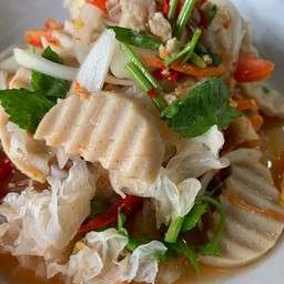ป้าเล็กส้มตำยำอร่อย ตลาดโต้รุ่ง
