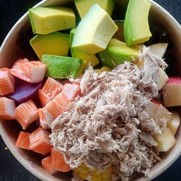 ครัวหมูน้อย สลัดผัก สลัดโรล