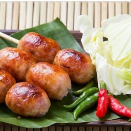 ใส้กรอกหมูย่าง