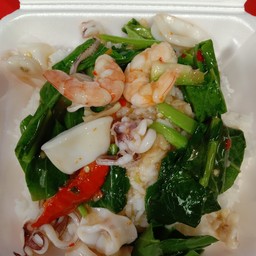 ข้าวคะน้าทะเล