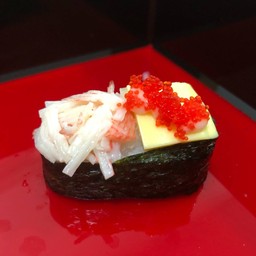 ควีนแซลมอนมิ ข้าวกุ้งแกะ