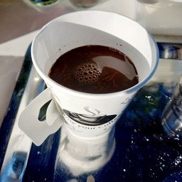 นมสดโกโก้ร้อน