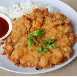 ข้าวไข่เจียวหมูสับ