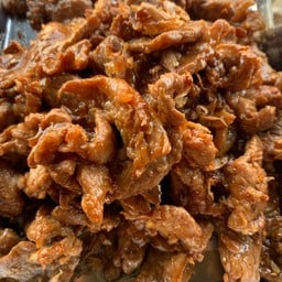 ข้าวเหนียวหมูทอด