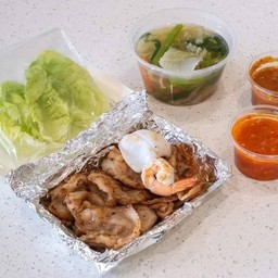 หมูกระทะย่างให้ไซร์ S