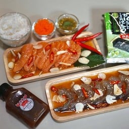 กุ้งดอง แซลมอนดอง By อยากกินปู-บางอย่างก็ไม่ปู