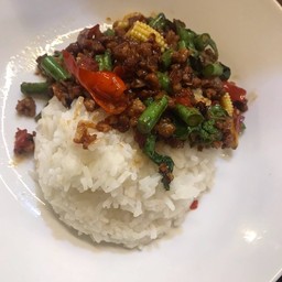 ข้าวกระเพราหมูสับ