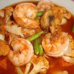 แกงส้มผักรวมกุ้ง