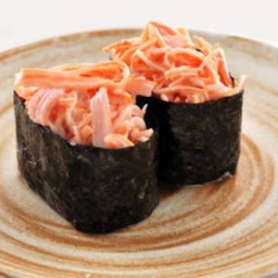 (118) ซูชิสลัดปูอัด  (คำละ)