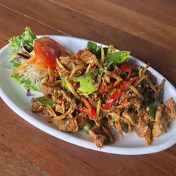 หมูป่าผัดเผ็ด