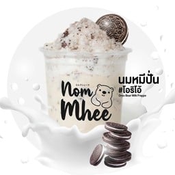 นมหมีปั่นโอริโอ้