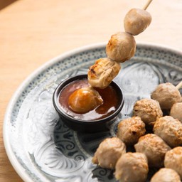 ลูกชิ้นเอ็นหมูปิ้ง