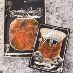 ปลาแซลมอนรมควัน ผักชี B